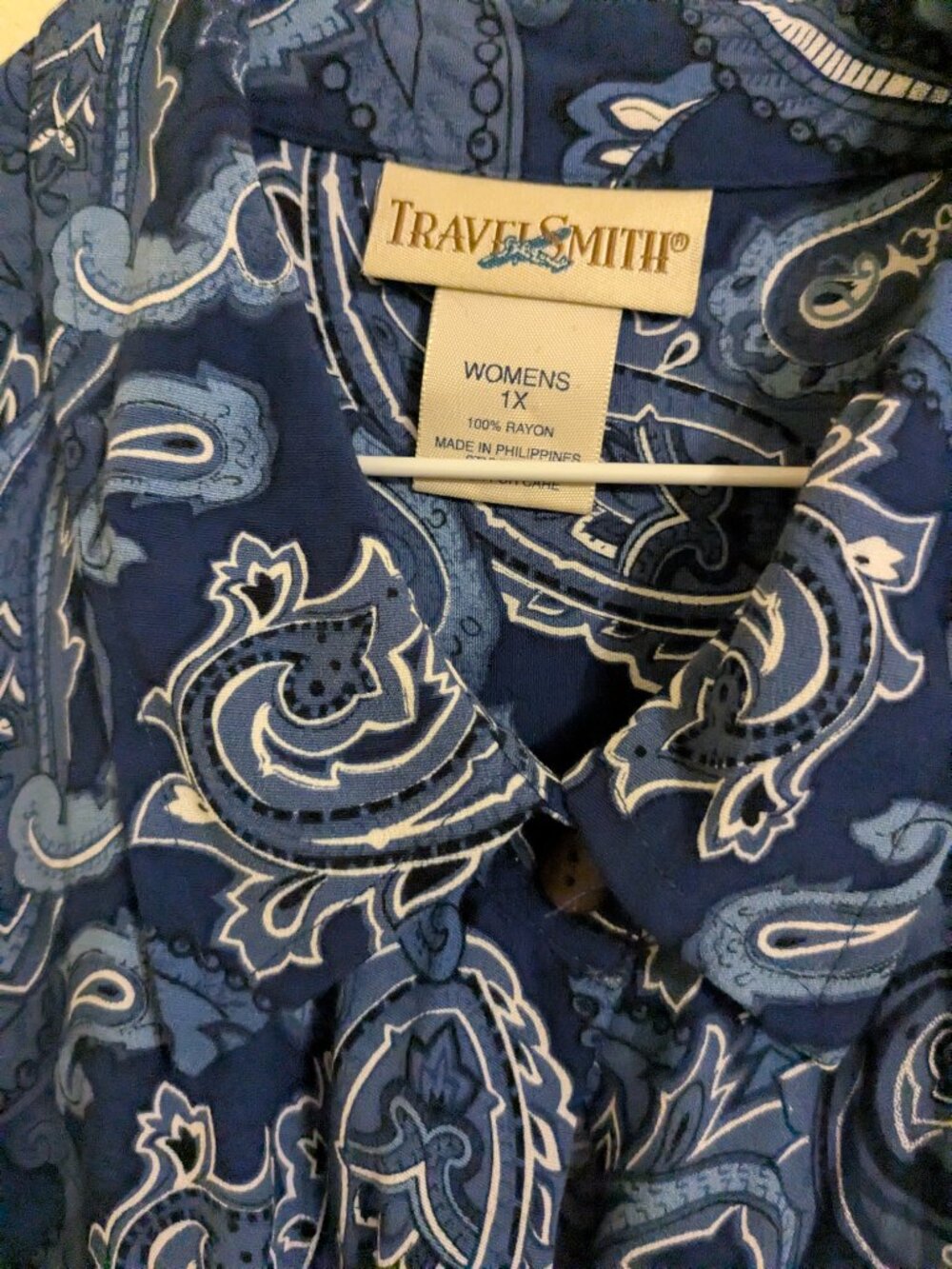 Blue blouse. - Picture 2 of 6